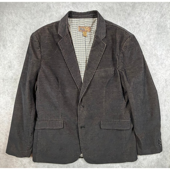 Pronto Uomo Other - Blue Pronto Uomo Mens XL Blazer Brown Corduroy Sport Coat Two Button Lined